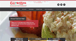 Desktop Screenshot of casamexicanabh.com