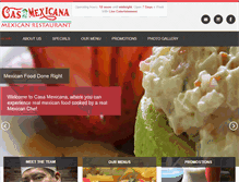 Tablet Screenshot of casamexicanabh.com